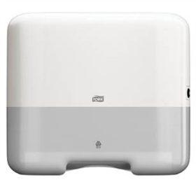   Kéztörlő adagoló, H3 rendszer, Elevation, TORK Mini Singlefold, fehér (KHH020)