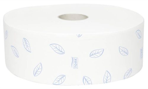 Toalettpapír, T1 rendszer, 2 rétegű, 26 cm átmérő, Premium, TORK Soft Jumbo, fehér (KHH052)