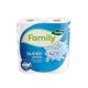 Kéztörlő, tekercses, 2 rétegű, TENTO Family Super Aqua, fehér (KHH081)