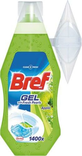 WC-tisztítógél, 360 ml, BREF, zöldalma (KHH211)