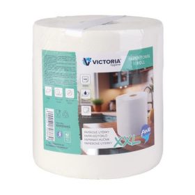   Kéztörlő, tekercses, 2 rétegű, 500 lap, VICTORIA HYGIENE, Fine XXL (KHH356HS)