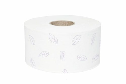 Toalettpapír, T2 rendszer, 3 rétegű, 18,7 cm ámérő, Premium, TORK Mini Jumbo, fehér (KHH366)