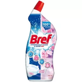 WC-tisztítógél, 700 ml, BREF, virág (KHH586)