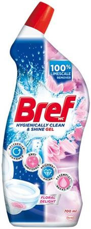 WC-tisztítógél, 700 ml, BREF, virág (KHH586)