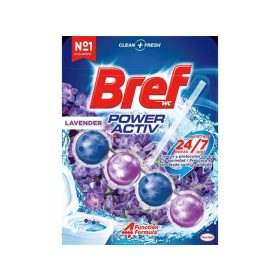   WC illatosító golyók, 50 g, BREF Power Aktiv, levendula (KHH627)