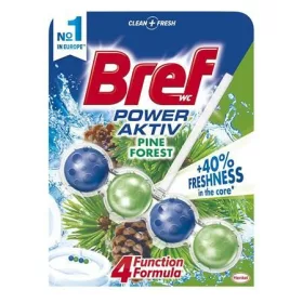   WC illatosító golyók, 50 g, BREF Power Aktiv, fenyő (KHH629)