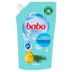 Folyékony szappan utántöltő, 0,5 l, BABA, teafaolajjal (KHH637)
