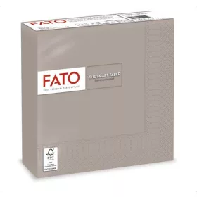   Szalvéta, 1/4 hajtogatott, 33x33 cm, FATO Smart Table, galambszürke (KHH659)