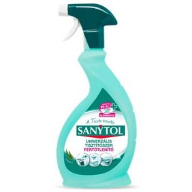   Általános tisztító- és fertőtlenítő spray, 500 ml, SANYTOL, eukaliptusz (KHH709)