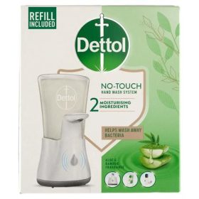   Folyékony szappan adagoló, szenzoros, Aloe Vera és E vitamin utántöltővel, DETTOL (KHH710)