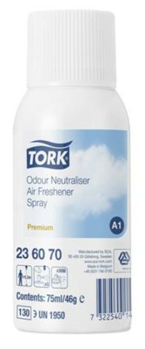 Szagsemlegesítő spray, 75 ml, TORK, átlátszó (KHH738)