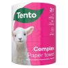 Háztartási papírtörlő, tekercses, 3 rétegű, 220 lap, TENTO Complex, fehér (KHH751)