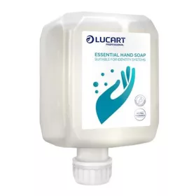   Habszappan, utántöltő, 6x0,8 l, LUCART Essential, fehér (KHH758)