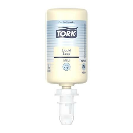 Folyékony szappan, 1 l, S4 rendszer, TORK Enyhén illatosított, világossárga (KHH764)