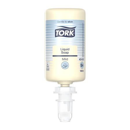 Folyékony szappan, 1 l, S4 rendszer, TORK Enyhén illatosított, világossárga (KHH764)