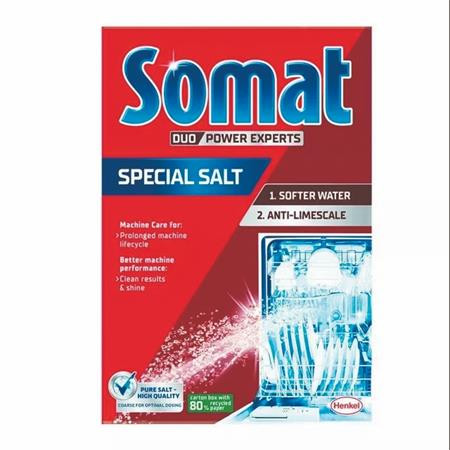Mosogatógép vízlágyító só, 1,5 kg, SOMAT (KHH771)