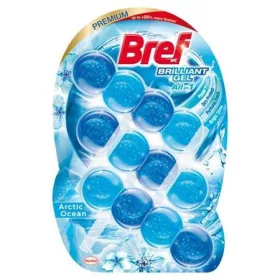   WC-tisztítógél, 3x42 g, BREF Brilliant gél, Arctic Ocean (KHH772)