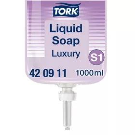   Folyékony szappan, 1 l, S1 rendszer, TORK Luxury, lila (KHH794)
