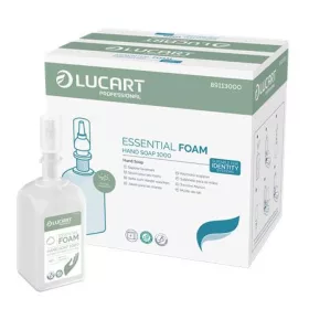   Habszappan, utántöltő, 1 liter, LUCART IDENTITY Essential, fehér (KHH804)