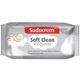 Törlőkendő, 55 lap, SUDOCREM Soft Clean (KHH848)