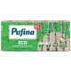Toalettpapír, 3 rétegű, kistekercses, 8 tekercs, PUFINA Eco, fehérítetlen és vegyszermentes (KHH866)