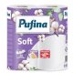Háztartási papírtörlő, 2 rétegű, 50 lap, 2 tekercses, PUFINA Soft (KHH872)