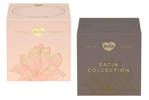 Kozmetikai kendő, 2 rétegű, 80 db, RUTA Satin Collection (KHH880)