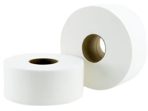 Toalettpapír, 2 rétegű, nagytekercses, 100 méter, 19 cm átmérő, hófehér (KHH890)