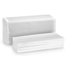   Kéztörlő, V hajtogatott, 2 rétegű, 150 lap, ”Zig-Zag”, hófehér (KHH891)