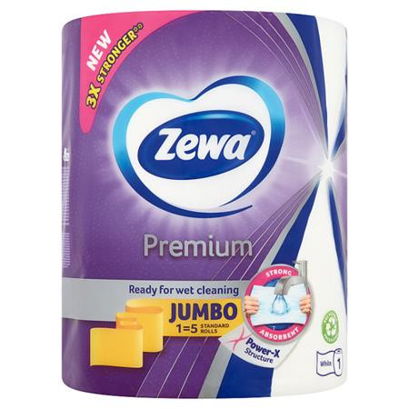 Kéztörlő, tekercses, 230 lap, ZEWA Premium Jumbo (KHHZ36)