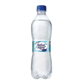 Ásványvíz, szénsavas, NATUR AQUA, 0,5 l (KHI045V)