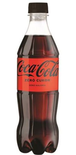 Üdítőital, szénsavas, 0,5 l, COCA COLA Coca Cola Zero (KHI056)