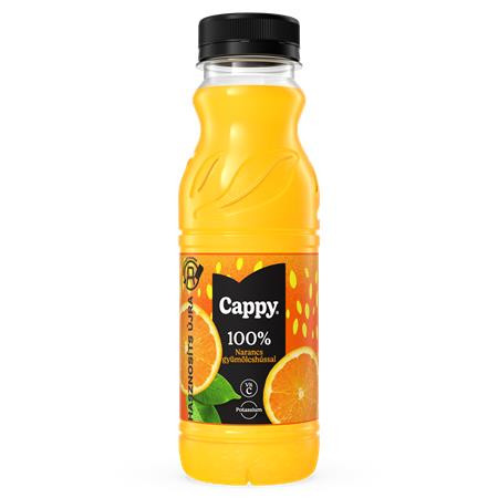 Gyümölcslé, 100 százalék , 0,33 l, CAPPY narancs (KHI078V)