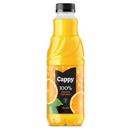 Gyümölcslé, 100 százalék , 1 l, rostos, CAPPY, narancs (KHI083V)