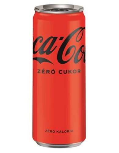 Üdítőital, szénsavas, 0,33 l, dobozos, COCA COLA Coca Cola Zero (KHI121)