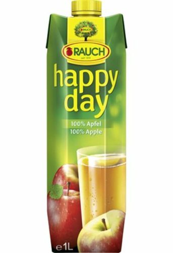 Gyümölcslé, 100 százalék , 1 l, RAUCH Happy day, alma (KHI150)