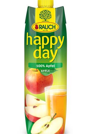 Gyümölcslé, 100 százalék , 1 l, RAUCH Happy day, alma (KHI150)
