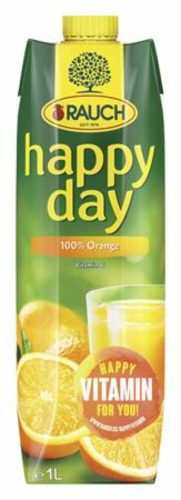 Gyümölcslé, 100 százalék , 1 l, RAUCH Happy day, narancs (KHI151)