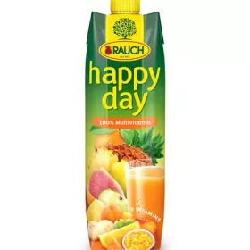   Gyümölcslé, 100 százalék , 1 l, RAUCH Happy day, multivitamin (KHI152)