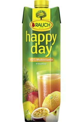 Gyümölcslé, 100 százalék , 1 l, RAUCH Happy day, multivitamin (KHI152)