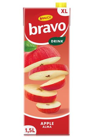 Gyümölcsital, 12 százalék , 1,5 l, RAUCH Bravo, alma (KHI161)