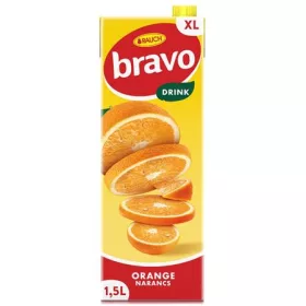   Gyümölcsital, 12 százalék , 1,5 l, RAUCH Bravo, narancs (KHI163)