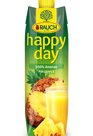Gyümölcslé, 100 százalék , 1 l, RAUCH Happy day, ananász (KHI179)
