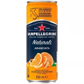  Üdítőital, szénsavas, 0,33 l, SAN PELLEGRINO, narancs (KHI188V)