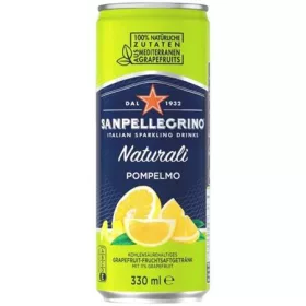   Üdítőital, szénsavas, 0,33 l, SAN PELLEGRINO, grapefruit (KHI195V)