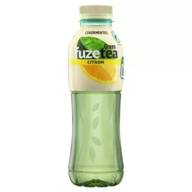   Üdítőital, szénsavmentes, 0,5 l, FUZETEA ZERO, zöld tea citrom (KHI321V)