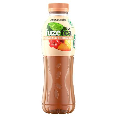 Üdítőital, szénsavmentes, 0,5 l, FUZETEA, barack-hibiszkusz (KHI322V)