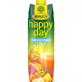   Gyümölcslé, 100 százalék , 1l, RAUCH Happy day, multivitamin mild (KHI336)