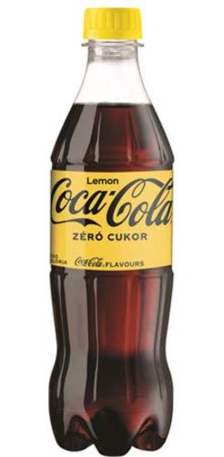 Üdítőital, szénsavas, 0,5l, COCA COLA Coca Cola Zero Lemon (KHI352)
