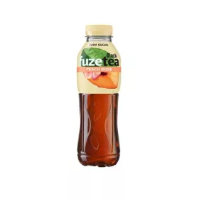   Üdítőital, szénsavmentes, 0,5 l, FUZETEA ZERO, barack-rózsa (KHI374V)